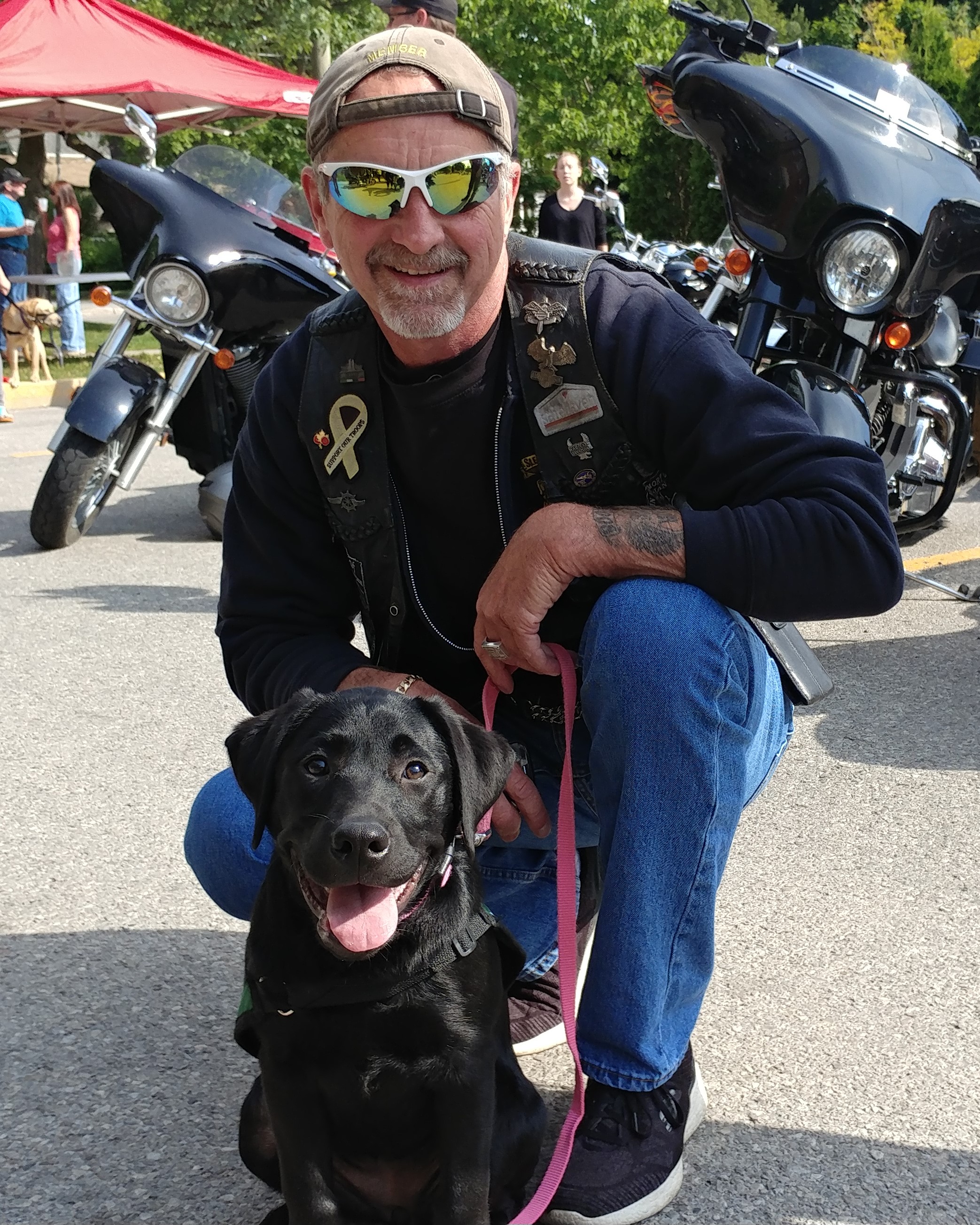 BrotherJeffAtDogGuides2018 Ride4DogGuides 2018